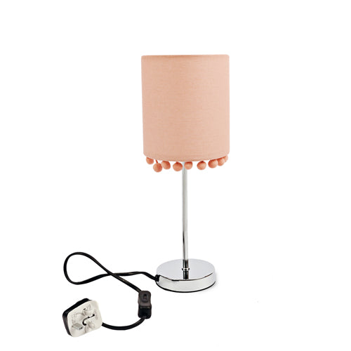 Home Collection Blush Pink Pom Pom Table Lamp Home Lighting Home Collection   