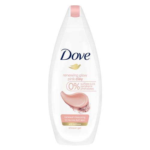 Dove Renewing Glow Body Wash With Pink Clay 500ml Shower Gel & Body Wash dove   