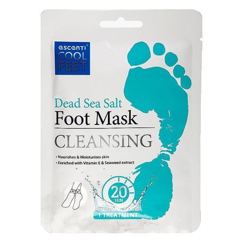 Escenti Cool Feet Dead Sea Salt Foot Mask 1 x Treatment Foot Care Escenti   