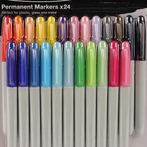 Write It Permanent Markers 24 Pk Stationery FabFinds   