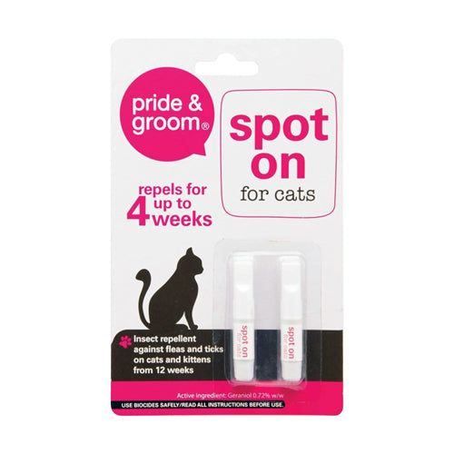 Pride and Groom Spot On Cat 2 Pack Cat Grooming FabFinds   