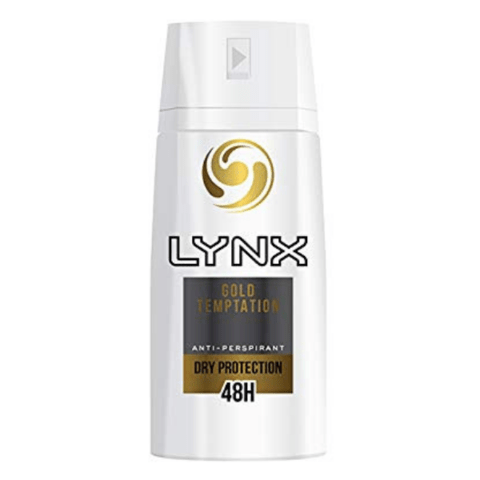 Lynx Gold Temptation Dry Anti-Perspirant Deodorant Body Spray 150 ml Deodorant & Antiperspirants Lynx   