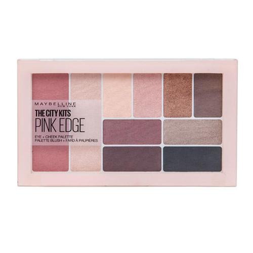 Maybelline The City Kits Pink Edge Cheek & Eye Palette 12g Highlighters & Luminizers maybelline   