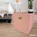 Home Collection Velvet Geometric Pattern Storage Box Storage Boxes FabFinds   