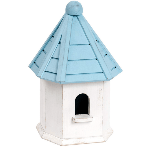 Petface Dovecote Nest Box Birdhouse Blue and White Bird Boxes Petface   