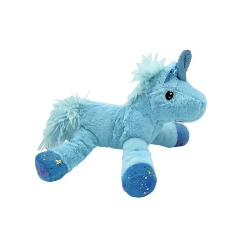 Unicorn Super Soft Plush Toy Assorted Colours Plush Toys FabFinds Blue  