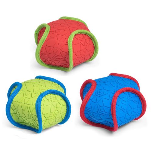 Petface Textured Squeak Ball Dog Toy Assorted Dog Toy Petface   