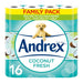 Andrex Coconut Fresh Toilet Tissue 16 Pack Toilet Roll & Wipes Andrex   
