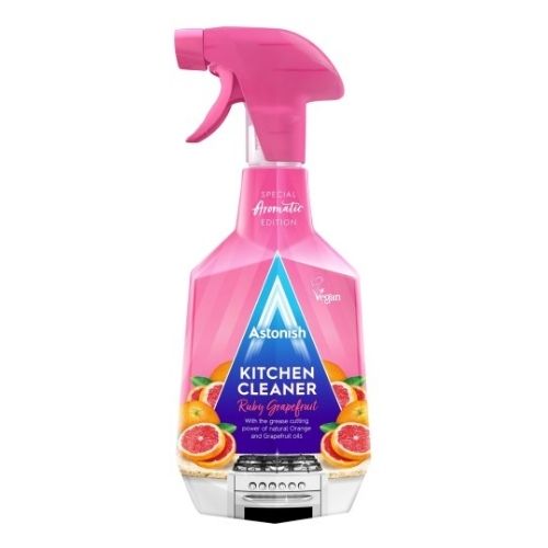 Astonish Kitchen Cleaner Spray Ruby Grapefruit 750ml Kitchen & Oven Cleaners Astonish   