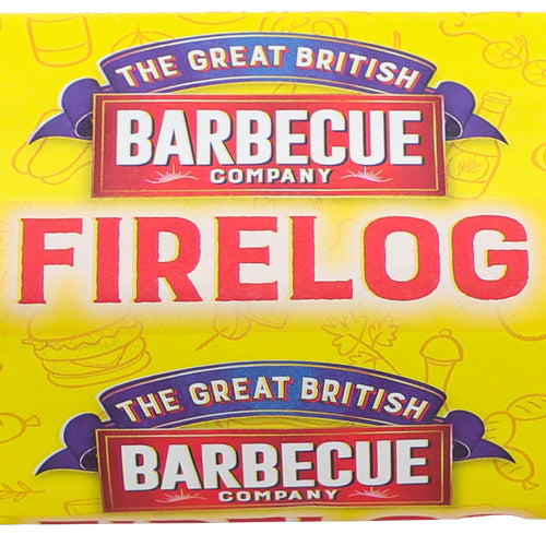 The Great British Barbecue Company Firelog 1kg 2 Hour Burn Garden Accessories Fire Power   