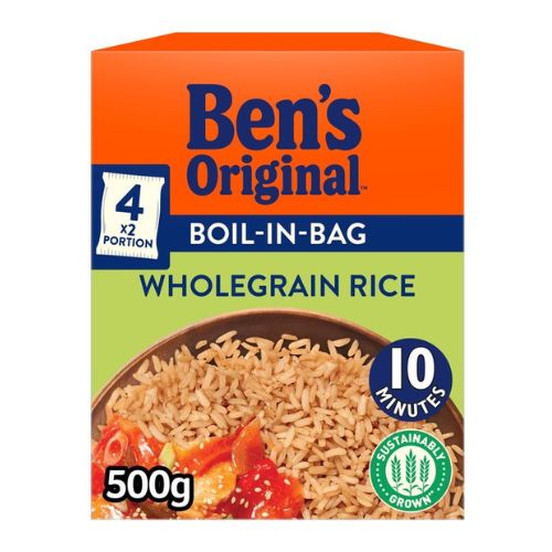 Ben's Original Boil-In-Bag Wholegrain Rice 500g Pasta, Rice & Noodles Uncle Ben's   