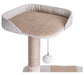 Petface Cat Tree Activity Centre with Sleeping Nook Cat Scratchers Petface   