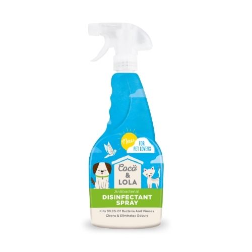 Coco & Lola Antibacterial Disinfectant Spray 500ml Pet Cleaning Supplies Stardrops   