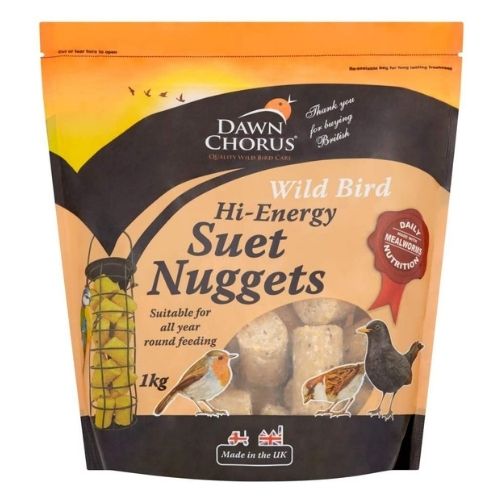 Dawn Chorus Mealworm Suet Wild Bird Food Nuggets 1kg Bird Food & Seeds Dawn Chorus   