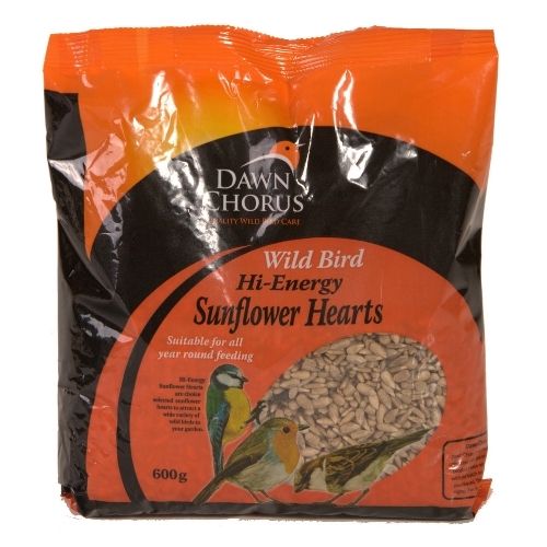 Dawn Chorus Sunflower Hearts Bird Seed 600g Bird Food & Seeds FabFinds   