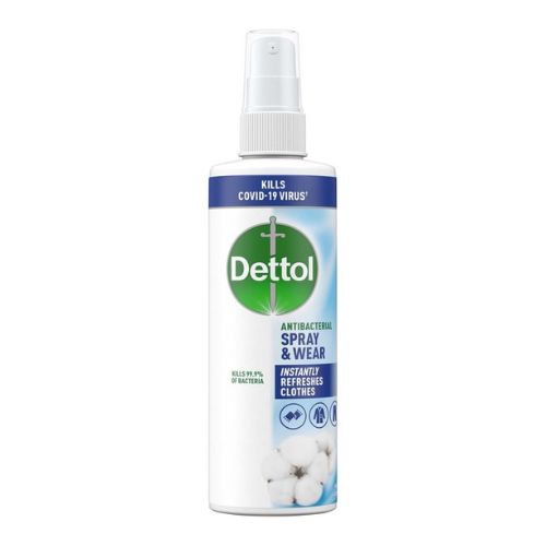 Dettol Antibacterial Spray & Wear Fresh Cotton 250ml Anti Bacterial Cleaners Dettol   