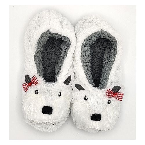 Ladies Cosy Toes Dog Slippers Slippers FabFinds   