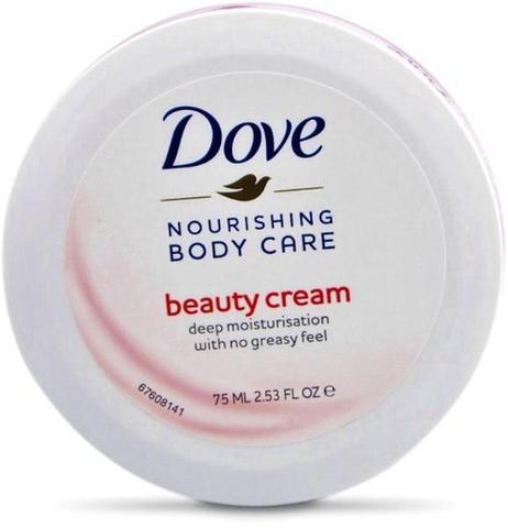 Dove Beauty Moisturising Body Cream 75ml Body Moisturisers dove   
