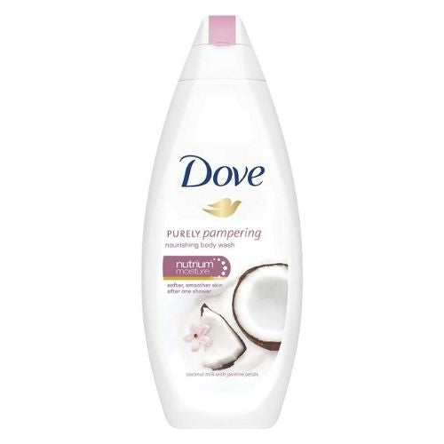 Dove Purely Pampering Body Wash Coconut Milk & Jasmine Petals 500ml Shower Gel & Body Wash dove   