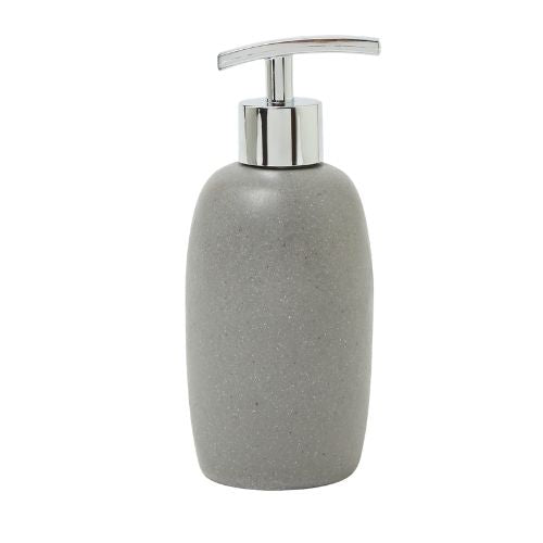 Dunnes Resin Grey Stone Soap Dispenser Bathroom Accessories Dunnes   