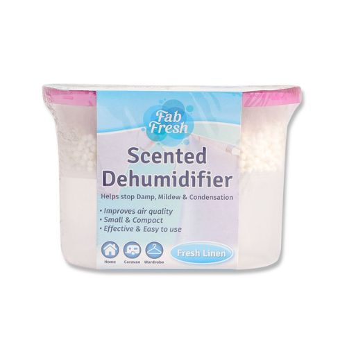 FabFresh Small & Compact Scented Dehumidifier Assorted Scents 220g Dehumidifiers Fab Fresh Fresh Linen  