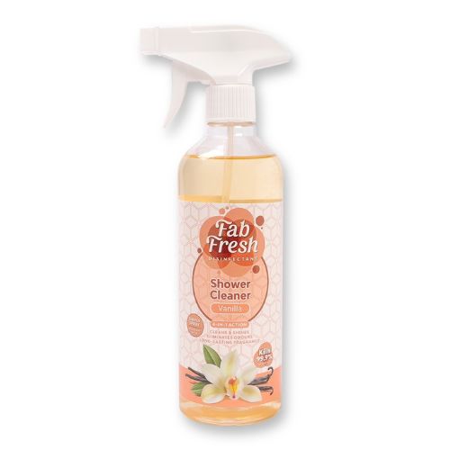 Fab Fresh Shower Cleaner Disinfectant Spray Vanilla 500ml Bathroom & Shower Cleaners Fab Fresh   