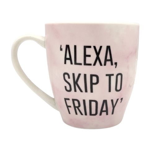 Hugga Mug Alexa Slogan Design Mug Mugs PS Imports   