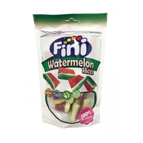 Fini Watermelon Slices Sweets 180g Sweets, Mints & Chewing Gum Fini   