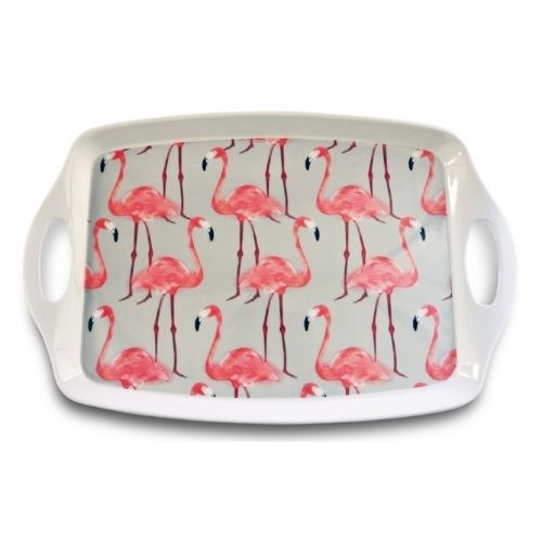 Flamingo Patterned Kitchen Tray Kitchen Accessories FabFinds   