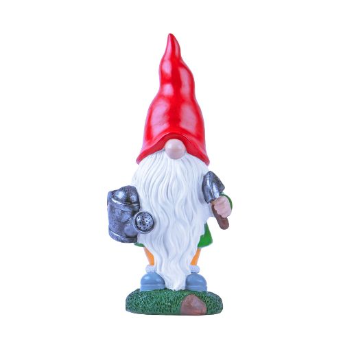 Fred The Gnome 'Proper Job' Garden Ornament H 31cm Garden Decor FabFinds   