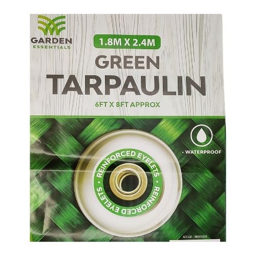 Garden Essentials Multipurpose Tarpaulin 1.8M x 2.4M Assorted Colours Garden Accessories Garden Essentials   