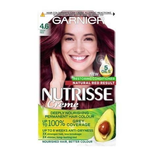 Garnier Nutrisse Creme Hair Colour Dye - 4.6 Hibiscus Hair Dye garnier   