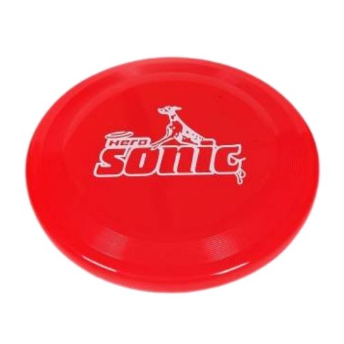 Hounds Hero Sonic Bright Frisbee Dog Toy Dog Toy Hounds Red  