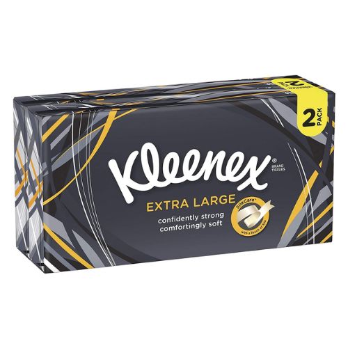 Kleenex Extra Large Tissues 90's 2 Pack Tissues Kleenex   