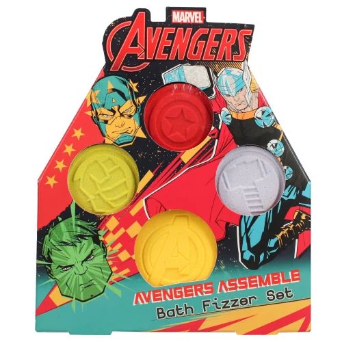 Marvel Avengers Assemble Bath Fizzer 4 Set Bath Salts & Bombs Marvel   