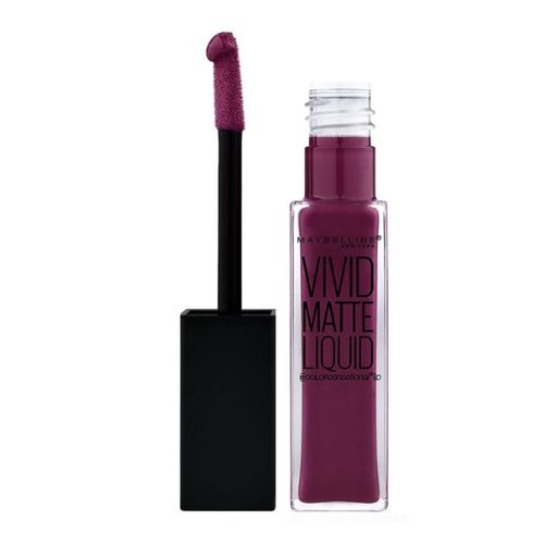 Maybelline Vivid Matte Liquid Lipstick 47 Deepest Plum 8ml Lip Gloss maybelline   