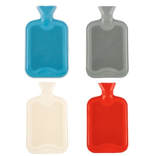 Moda Hot Water Bottle 2 Litre Assorted Colours Hot Water Bottles FabFinds   