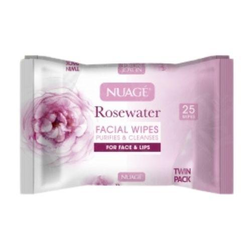 Nuagé Rosewater Cleansing Facial Wipes Twin Pakc 2x25 wipes Face Wipes nuagé   