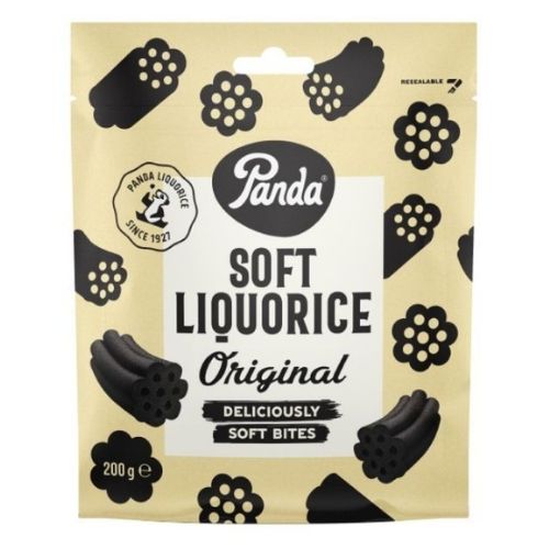 Panda Soft Liquorice Original 200g Sweets, Mints & Chewing Gum panda   
