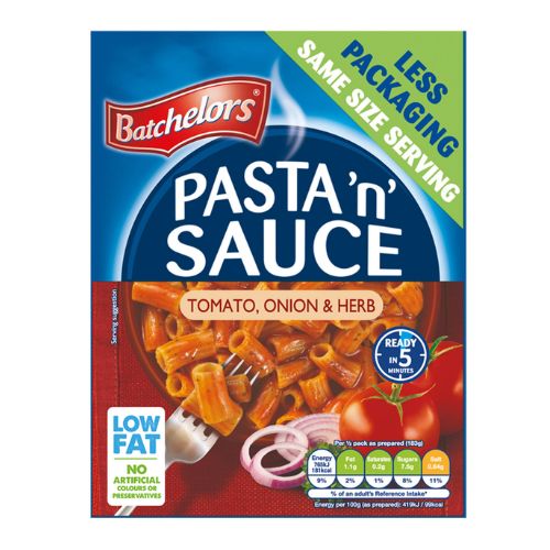 Pasta 'N' Sauce Tomato, Onion & Herb 99g Pasta, Rice & Noodles Batchelors   