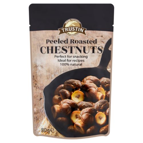 Trustin Peeled Roasted Chestnuts 80g Cooking Ingredients Trustin   