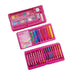 Peppa Pig Colouring Set 52 Pieces Kids Stationery Hasbro   