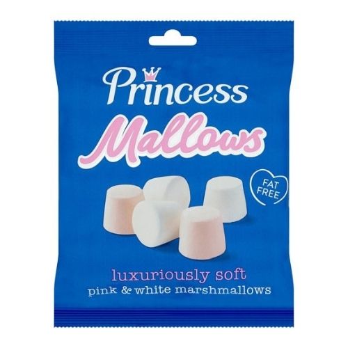 Princess Marsh Mallows Bag 190g Sweets, Mints & Chewing Gum Princess   