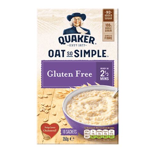 Quaker Oat So Simple Gluten Free 10x35g Oats, Grits & Hot Cereal Quaker   
