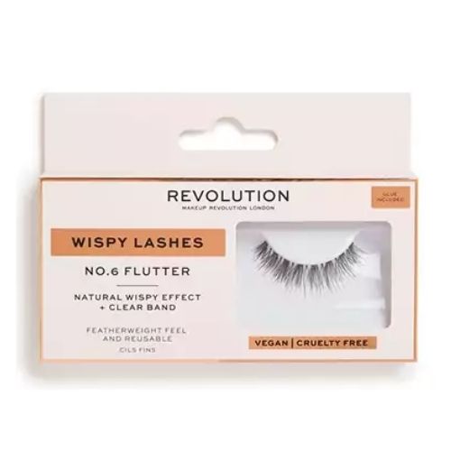 Revolution Wipsy Lash No.6 Flutter False Eyelashes Revolution   
