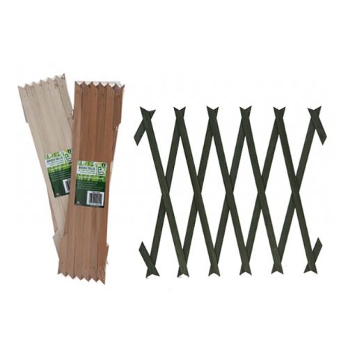 Roots & Shoots Brass Pinned Wooden Trellis Assorted Colours Garden Accessories Roots & Shoots   