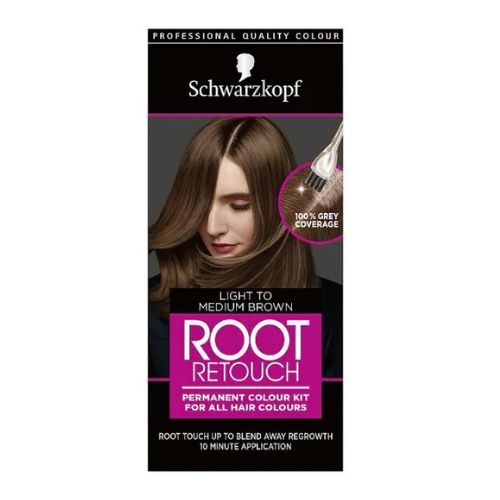 Schwarzkopf Root Retouch Permanent Colour Kit Medium Brown Hair Dye schwarzkopf   