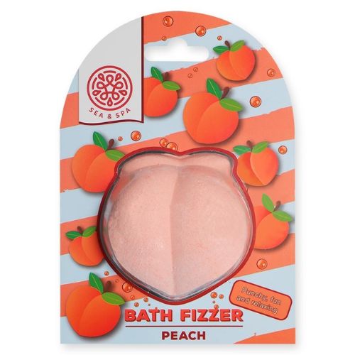 Sea & Spa Bath Fizzer Peach 150g Bath Salts & Bombs PS Imports   