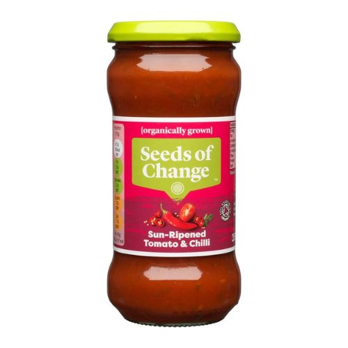 Seeds Of Change Sun-Ripened Tomato & Chilli 350g Condiments & Sauces Seeds of change   