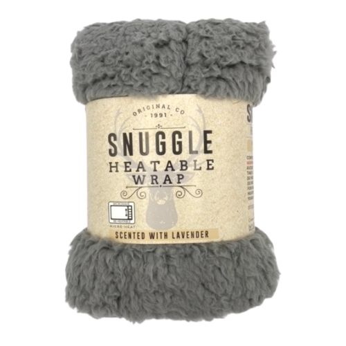 Snuggle Heatable Wrap Lavender Scented 700g Throws & Blankets FabFinds Grey  